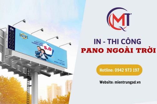 Quảng cáo Miền Trung – chuyên in ấn và thi công pano ngoài trời tại Đà Nẵng