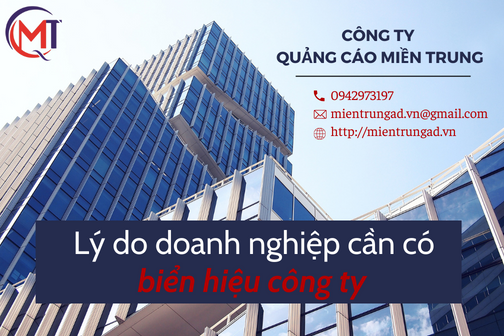 Những lý do vì sao doanh nghiệp cần phải có biển hiệu công ty